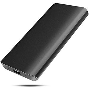 Draagbare SSD externe harde schijf 2 tb/500 gb/250 gb, USB 3.1 Gen1 mobiele back-up opslag, geschikt voor desktop pc, laptop, Macbook, Ps4, Xbox (250 GB, zwart)
