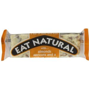 Eat Natuurlijk met amandelen, abrikozen en yoghurt coating 50 g