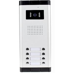 Draadloze intercoms, 700TVL Waterdichte Intercom Systeem Video Deurtelefoon Outdoor Camera IR Licht Vision Met Multi Call Knoppen for Appartement/Woningen voor thuis, zakelijk of op kantoor(520C-8)