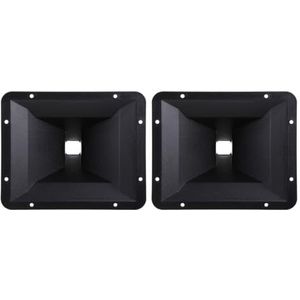 2 stks Lengte Hoorn Strakke Dekking Patroon Perfecte Toepassingen Luidspreker