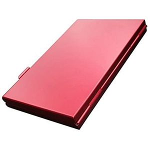 Geheugenkaart Box Houder 2 Layer 24-slots Storage Case Aluminium Mini TF Card Organizer, Rood