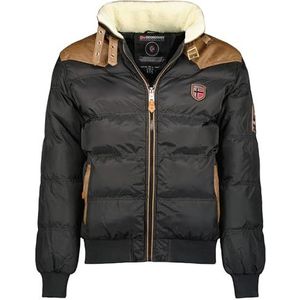 Geographical Norway - Parka - Zwart - Heren - Waterdichte Jas - Gewatteerd