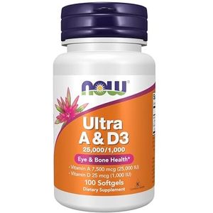 Now Ultra A & D-3 (25,000/1,000 IU) 100 sgels