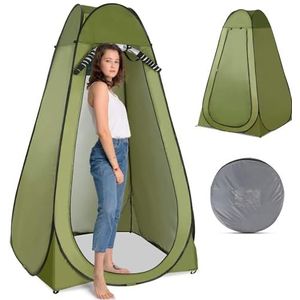 Draagbare buitendouchetent, pop-up privacytent, zonwering UPF 50+ en waterdichte tent campingtoilet, geschikt voor kamperen, strand, wandelen (kleur: C)