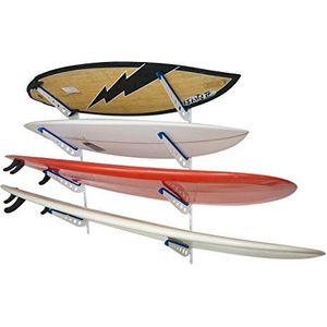Verstelbare Metal Surf Storage Rack | 4 Surfboard Wandsteun | StoreYourBoard van StoreYourBoard