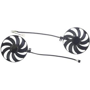 87mm RTX2060S RTX2070S RTX2080S videokaartventilator voor ASUS voor Dual voor RTX 2060 2070 2080 voor SUPER EVO GPU(Right fan)