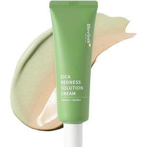Meebak Anti-roodheid BB Cream getinte Moisturizer, roodheid Relief voor gezichtscrème met Cica Tiger Grass, Koreaanse, groene concealer kleurcorrectie