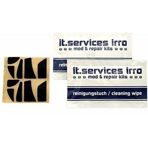 IT-Services Irro 2 x sets Glides/muisglijders/muisvoeten geschikt voor Logitech VX Revolution, incl. 2 reinigingspads
