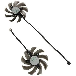 Grafische kaartventilator, GPU-koeler, 2 stuks TH9210S2H-PAA01/FDC10H12S9-C/GA91S2U, voor EMTEK RTX 2060 voor SUPER voor STORM X voor DUAL voor BASIC(9mm Plug GA91S2U)