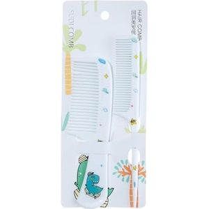 Cartoon Haar Styling Kam Set Afscheid Ontwarrende Kammen Handvat Plagen Fijne Tanden Voor Reizen