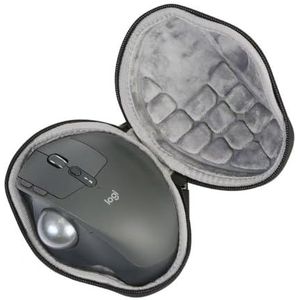 Reizen Harde Muis Beschermhoes Draagtas Cover Tas Compatibel met Logitech M575/ M570/ MX Ergo/MX Ergo S, Compatibel met Nulea M501/ voor ProtoArc Ergonomische Draadloze Trackball USB Muizen