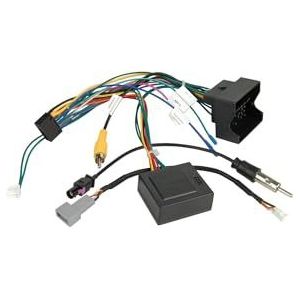Sound Way Soundway - CAN BUS interface-adapter voor het resetten van stuurbediening, ISO-connectorkabelboom compatibel met Fiat, Citroën, Peugeot, Toyota