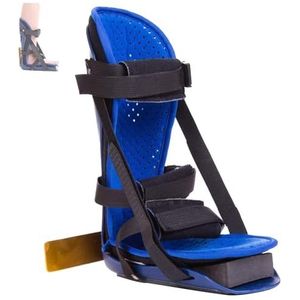 Plantaire fasciitis-bandage, nachtspalk – zachte beenbandage – orthopedische startblokkering voor slaap, stretchlaarzen voor hielspoor, voetpijn, achillespeesontsteking voor dames en heren (links (12)