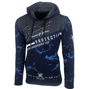 Baxboy heren pullover hoodie sweatjack lange mouwen sweatshirt jas met lange mouwen capuchon hoody sweater 2628