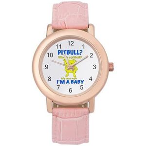 Pitbull Papa Horloges voor Vrouwen Mode Sport Horloge Dames Lederen Horloge