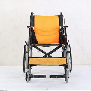 Rolstoelen Opvouwbare opvouwbare rolstoel, draagbare multifunctionele trolley voor ouderen Volwassenen Transitrolstoel Lichtgewicht aangedreven aluminium reisrolstoelen