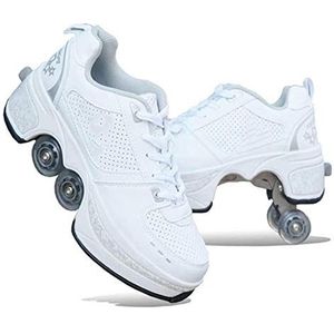 NOLLY rolschaatsen rolschaatsen meisjes jongens fietsschoenen kinderfietsschoenen turnschoenen rolschaatsen met twee rijen wielen, B-31