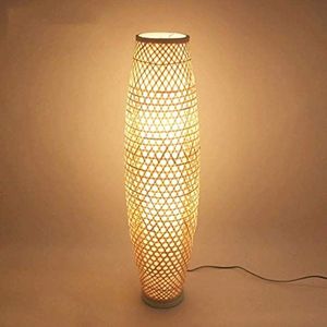 Staande lamp bamboe rieten schaduw vaas staande lamp rustiek Aziatisch Japans Scandinavisch kunst licht Abajur Luminaria lamp staande lamp