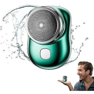 2023 krachtig stormscheerapparaat voor mannen, draagbaar elektrisch scheerapparaat oplaadbare USB, mini-scheerapparaat draagbaar elektrisch scheerapparaat voor mannen vader vriendje geschenken (kleur: