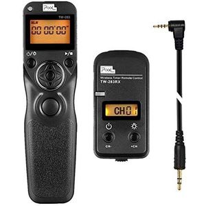 Pixel Draadloze timer-afstandsbediening TW283-L1 draadloze afstandsbediening draadontspanner compatibel met Panasonic S5 S1H S1R S1M S1 G95 G91 FZ10002 G9 GH5 G85 G81 GX8 GX7 GH4 GH3 FZ2500 FZ2000