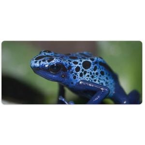 Camouflage Blauwe Kikkers Mode Bureau Muismat Antislip Gaming Muismat Accessoires Decor 40x90cm