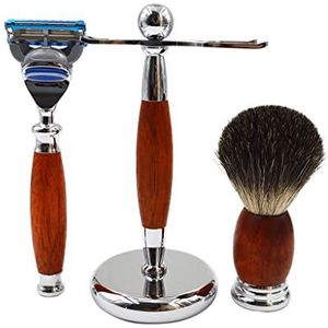 Scheermeshouder,. Scheermeshouder Praktische scheerborstelstandaard for heren, mode ontharing reiniging scheerkwasthouder, mannelijke metalen handgreep scheerkwastset