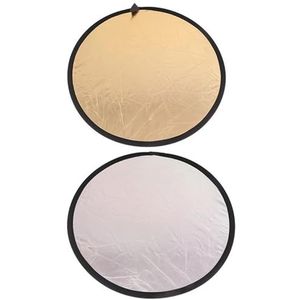 Reflector 2 In 1 Goud En Zilver Draagbare Outdoor Fotostudio Licht Diffuser Opvouwbare Fotografie Accessoires Reflector