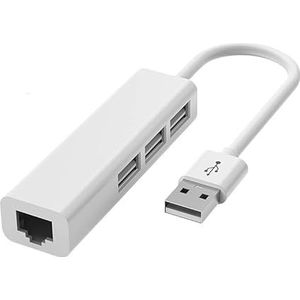 USB A to RJ45 Ethernet LAN-Adapter Hub Kabel Mac Netwerk voor Laptop, PC, MacBook