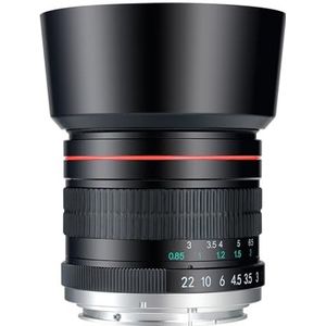 JINTU 85mm F1.8 MF telelens portretlens EF compatibel met Canon EOS SLR camera's 4000D 2000D 1100D 1200D 1300D 200D 800D 650D 750D 550D 80D 90D 60D 5D III IV 6D Rebel T8i T7i T7i T6 T6. 6s T5i