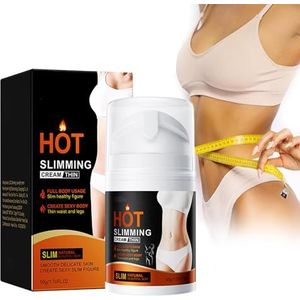 Anti-cellulitis-crème, 50 g met kruidenextracten, vetverbrander voor buik en benen, snel intrekkende huidverstevigingscrème tegen cellulitis, voor dames en heren