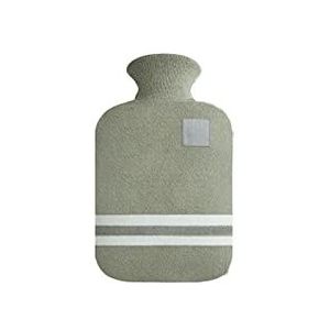DieffematicRSD Warmwaterkruik Dikke warmwaterkruik winter thermische waterzak draagbare rubberen warmwaterzak gevuld met boiler warmwaterkruik (Color : Green, Size : 2000ml)