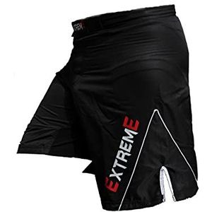 EXTREME Shorts UFC MMA Grappling Korte Kick Boksen Fight Broek Gym Wear, Zwart, XL