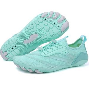 Ultralichte zomerwaterschoenen voor mannen en vrouwen, antislip buitenschoenen, ademende blotevoetensneakers, Kleur: zwart., 40 EU