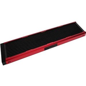 SOEWGAIJI RX-480 480 mm radiator met LED-display inlaatmodule voor 120 mm ventilator (kleur: rood 1)