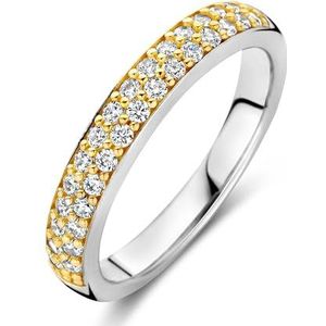 TI SENTO MILANO Trouwring voor dames, 925 zilver, zirkonia, Sterling zilver, Zirkonium