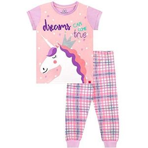 Harry Bear Eenhoorn pyjama voor meisjes, roze, 7-8 jaar
