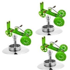 minkissy 3 Sets Papegaai Fiets Vogel Puzzel Fiets Speelgoed Stapelen Speelgoed Mini Speelgoed Huisdier Speelgoed Vogel Training Fiets Speelgoed Vogels Educatief Speelgoed Kleine Vogel Speelgoed