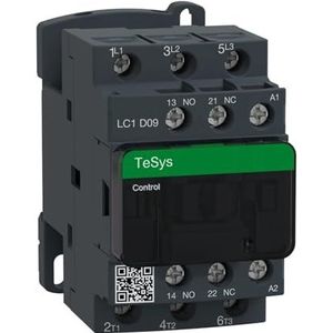 Zwart LC1D09U7 AC contactor 9A 240V 3 NO