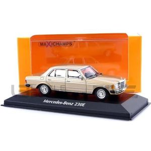 Minichamps 940032205 - Mercede. Ben. W123 230e Gold Metallic 1982 - schaal 1/43 - modelauto