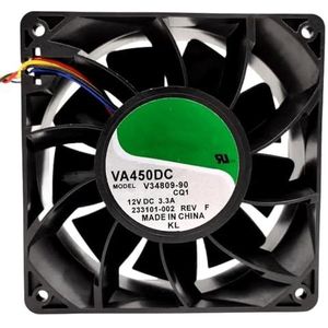 LMNCBVYA Ailsa Hexi VA450DC V34809-90 12CM 120×120×38mm DC12V 3.3A 39.6W 4-Wire Fan for Laptop - Air Solution