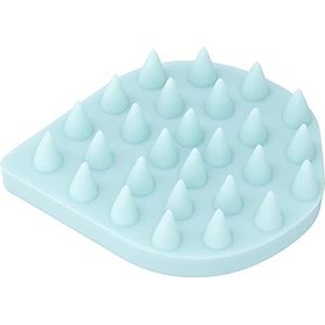 Siliconenborstel, Comfortabele en Ontspannende Hoofdhuidmassager met Fijne Afwerking voor de Meeste Mensen voor Shampoo, Massage en Kam (Groente)