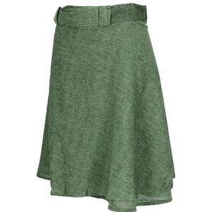 GURU SHOP Lichte wikkelrok, katoenen zomerrok, dames, groen, katoen, maat: één maat, groen, Eén Maat