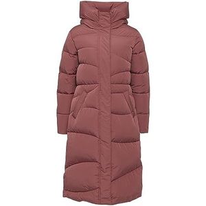 mazine Wanda Coat Lange damesjas, Dark Cherry, L