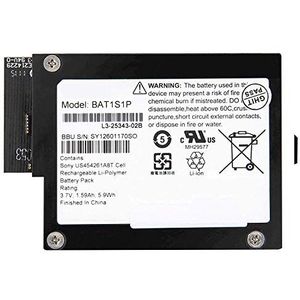 ASKC 5.9Wh BAT1S1P Backup Unit batterij Compatible with LSI MegaRaid SAS 9260-8i 9280-8i IBM Logic BBU-iBBU08 Raid 81Y4451 M5000 M5014 M5015 M5016 M5110 MR10I Series Controllers 3.7V 1590mAh