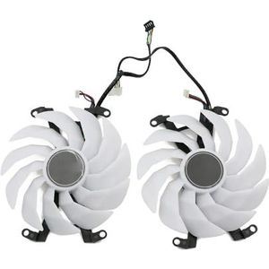 102MM GFY10015H12SPA 4Pin/6Pin Videokaartventilator voor Galax voor GeForce RTX 3060 Ti 3070 3070Ti EX Witte Grafische Kaartkoelventilator(2PCS)