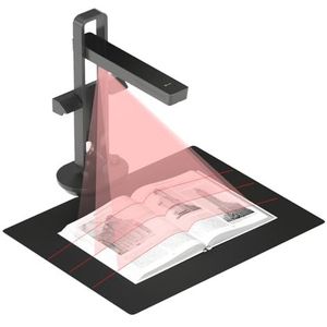 CZUR Aura Pro-A Draagbare boekscanner, opvouwbare documentscanner, compatibel met macOS en Windows, converteert in bewerkbaar formaat voor thuiskantoor