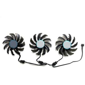 Vervangende ventilator PLD08010S12HH voor GIGABYTE voor Radeon RX6600XT 6700 6700XT voor EAGLE OC grafische kaart(Set of three fans)