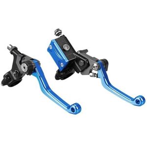 Koppelingshendel 7/8 ""22mm Hydraulische Rem Koppelingshendel met Vloeistof Reservoir Cap (Blauw)