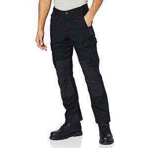 Carhartt Heren Steel Rugged Flex Relaxed Fit Double-Front Cargo werkbroek broek, zwart, 36W x 34L