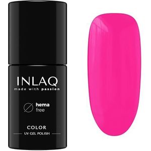 INLAQ® HEMA Free UV Gel Nagellak Candy Pink 6 ml - Gel Nagellak Free of Hema - Gellak UV LED Lak in Verschillende Kleuren